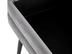 Polstret bænk Houston 1255 (Grå + Sort)