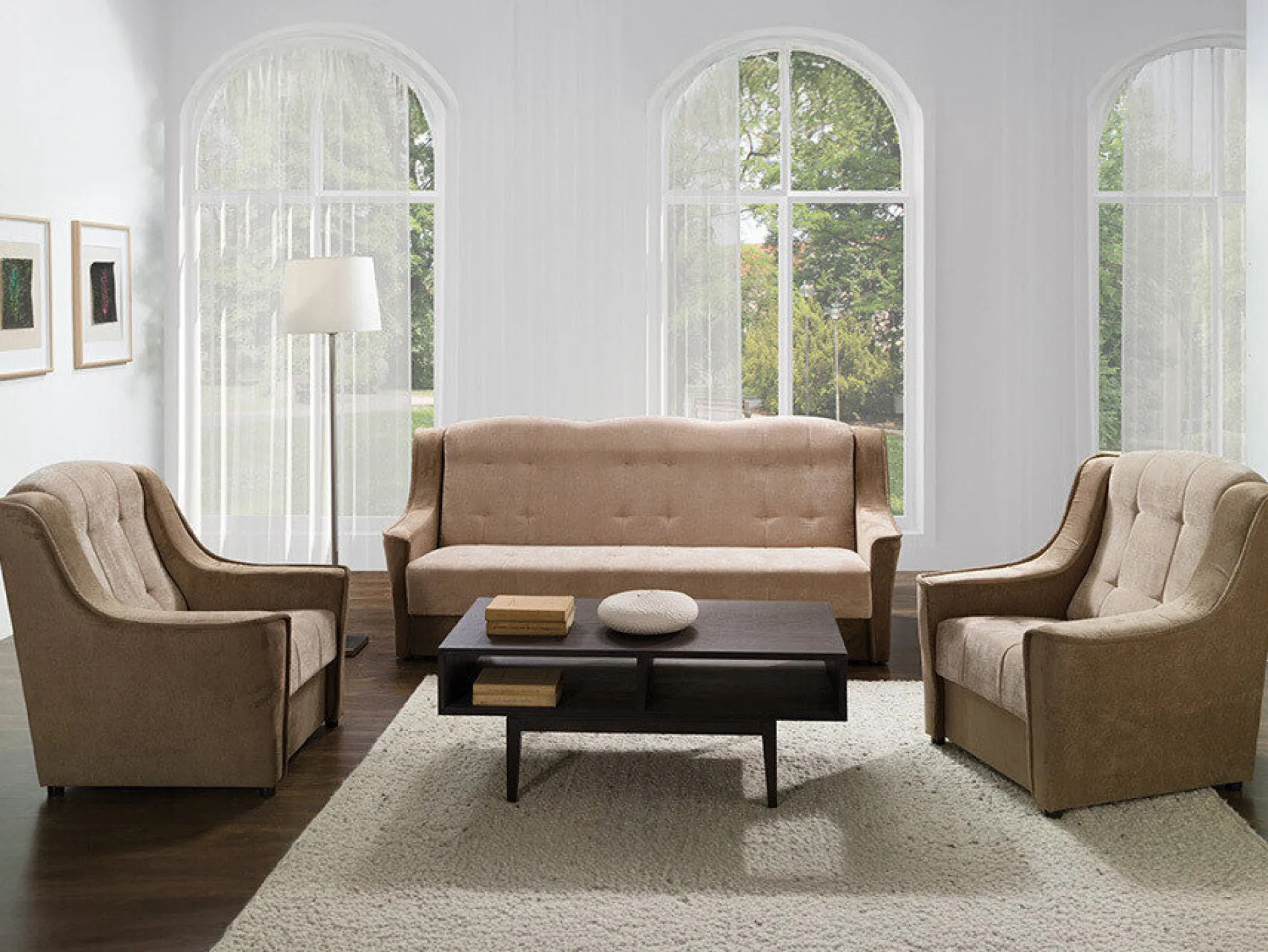 Polstret møbelsæt Providence 110 (Ibiza 04 + Ibiza 03)