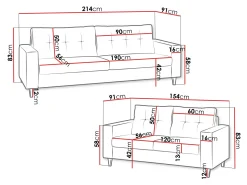 Polstret møbelsæt Temple 112
