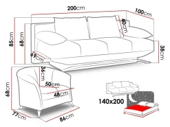 Polstret møbelsæt Velum (Soft 020)