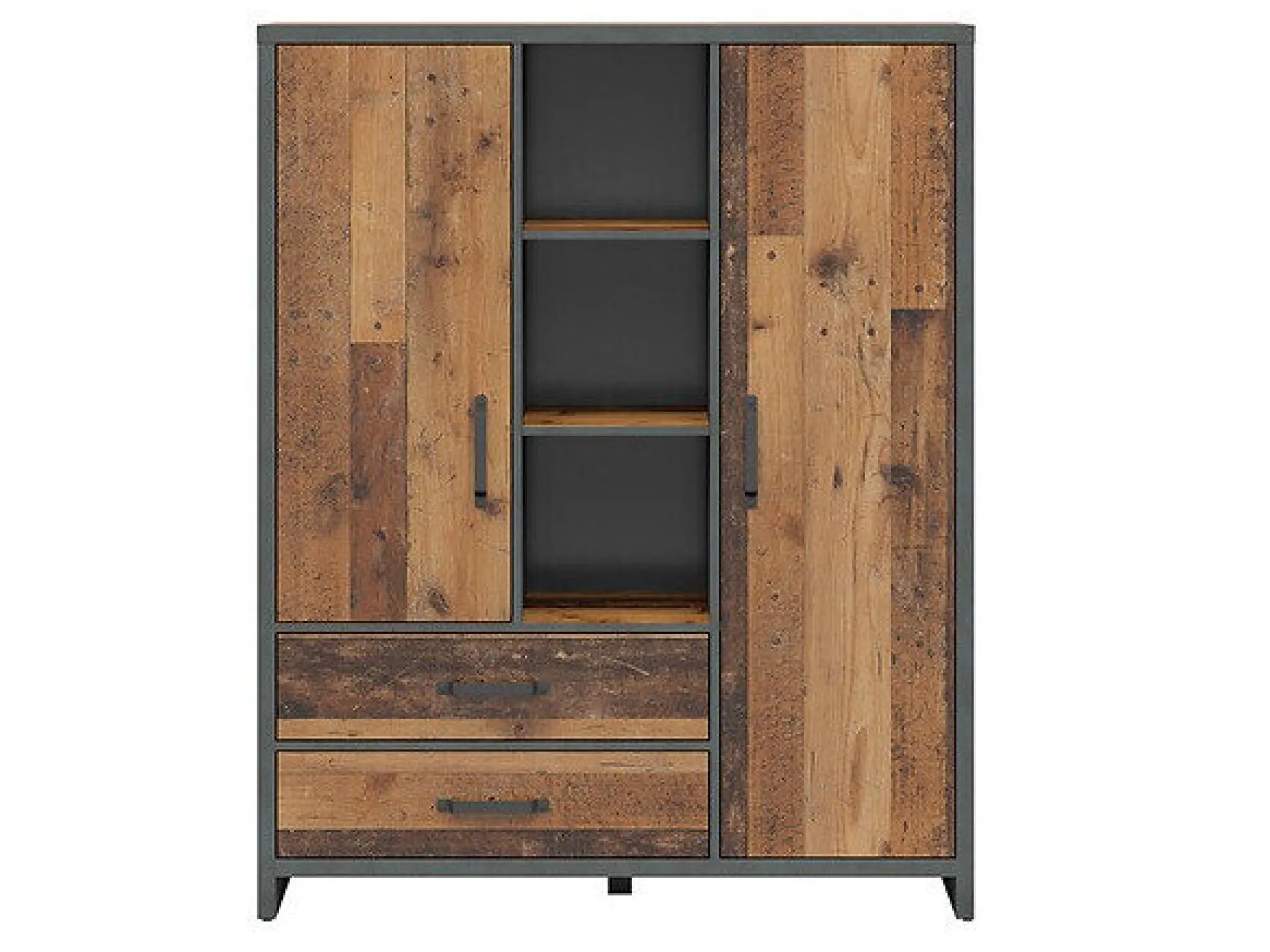 Reol Belsera 107 (Brun + Matera grå)