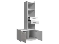 Reol Campus (Hvid + Glansfuld hvid)