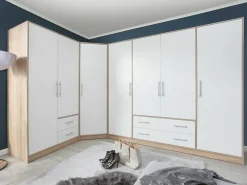 Reol Cavmero 107 (Sonoma eg + Hvid)