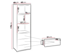Reol Comfivo Tutela (Hvid)