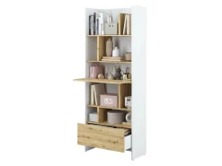 Reol Concept Pro Lenart Levfere 146 (Hvid + Artisan eg)