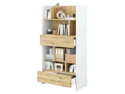 Reol Concept Pro Lenart Levfere 152 (Hvid + Artisan eg)