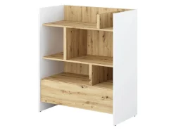 Reol Concept Pro Lenart Levfere 149 (Hvid + Artisan eg)