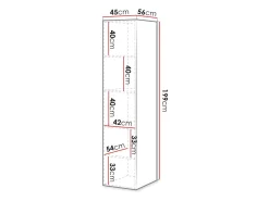 Reol Dicto II (Hvid)