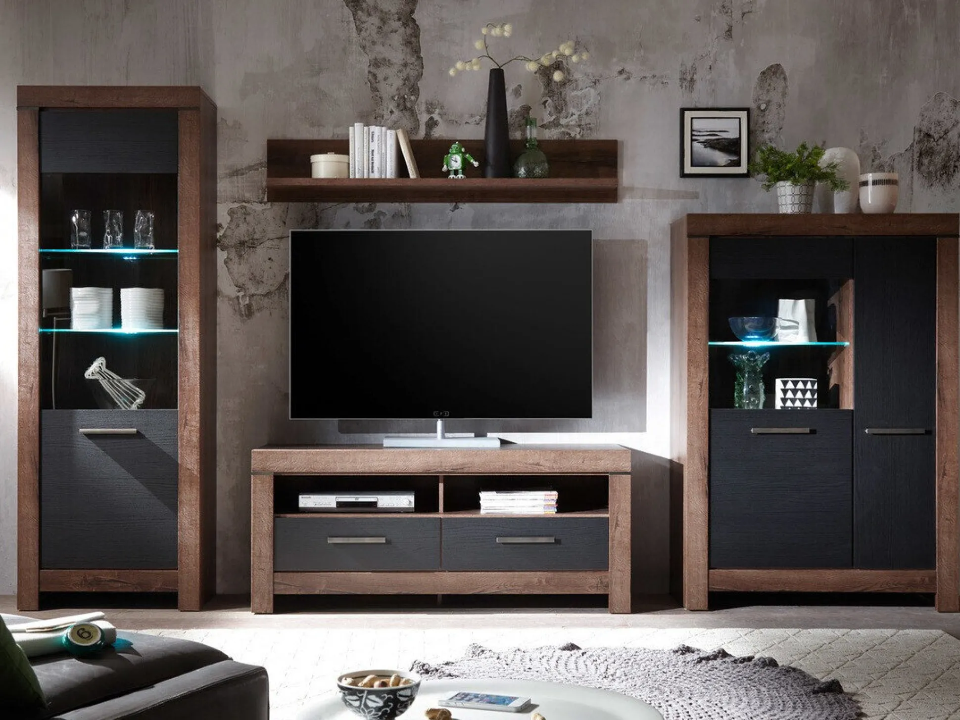 Reol Dunfelu 103 (Kloster eg + Sort eg)