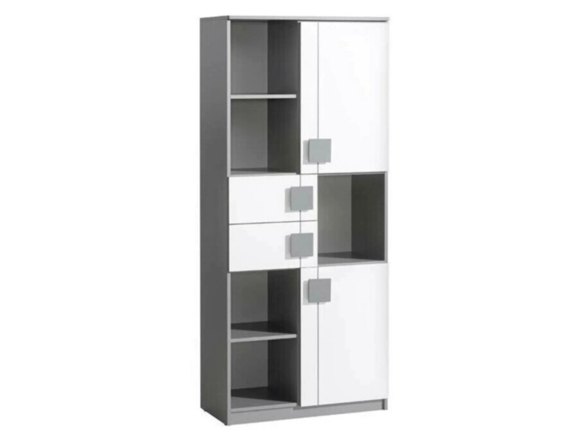 Reol Elmenou 101 (Hvid + Antracit)