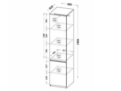 Reol Evaropha 101 (Wotan eg + Hvid)