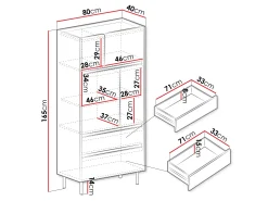 Reol Fiosono 104 (Eukalyptus + Egetræ)