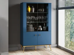 Reol Flonovu 101 (Mørkeblå + Gylden)