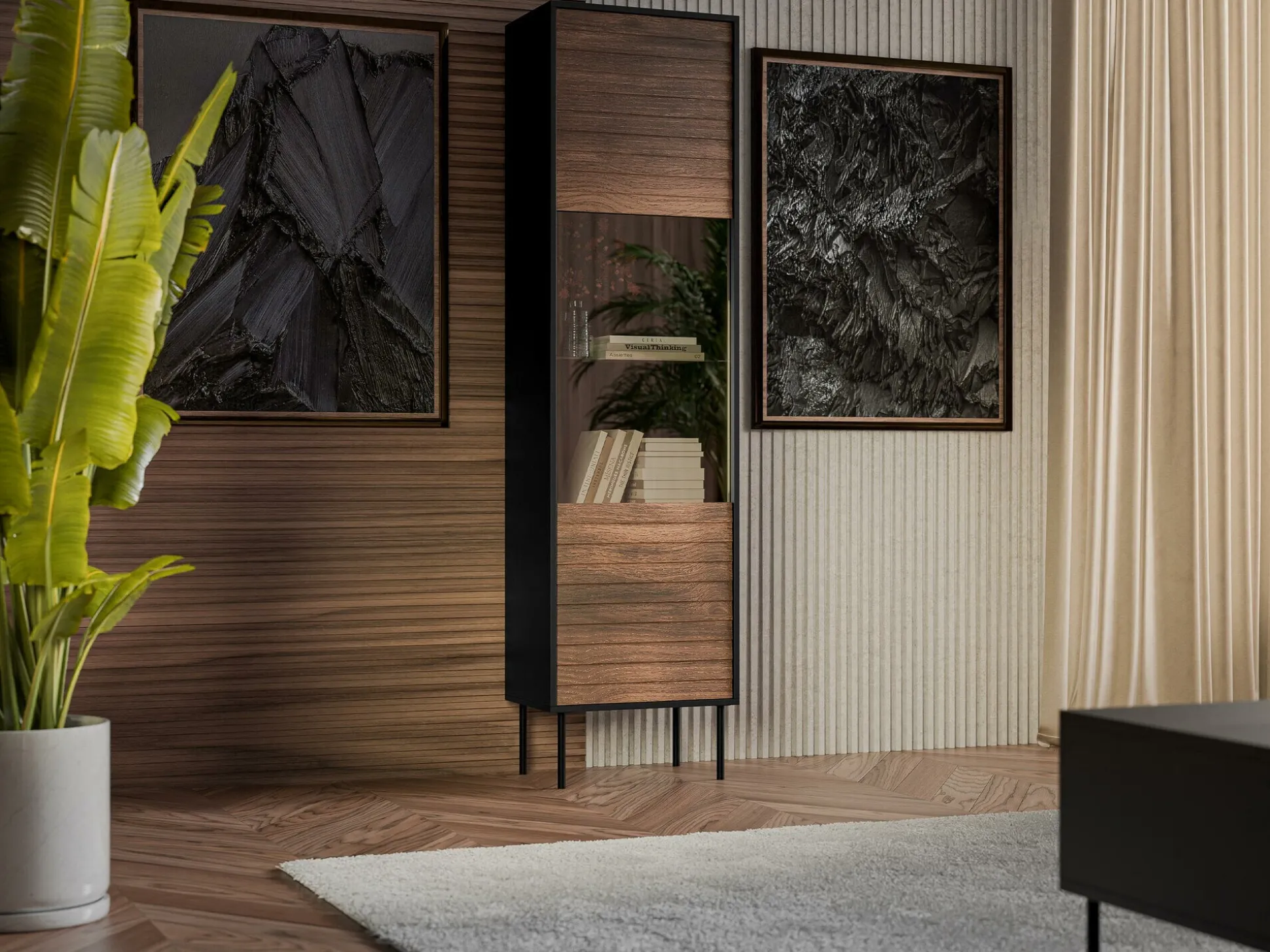 Reol Flosoru 107 (Valnød + Sort)