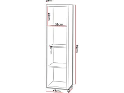 Reol Levnova 101 (Hvid)