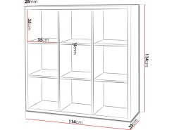Reol Levnova 105 (Sonoma eg)