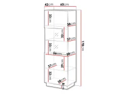 Reol Lingua I (Hvid)