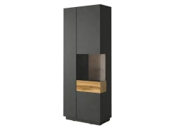 Reol Livlore 100 (Matera grå + Wotan eg)