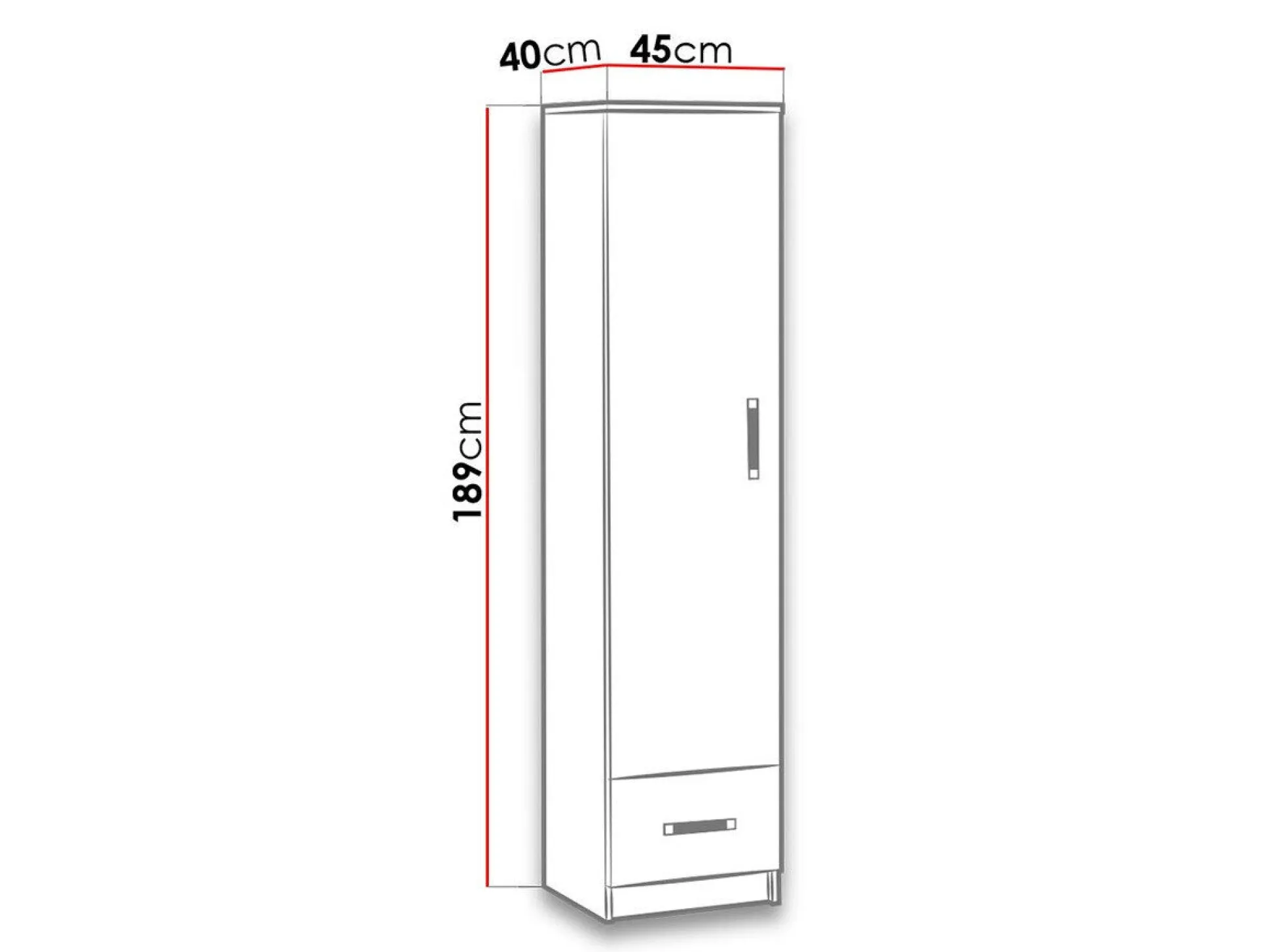 Reol Lorlare 106 (Hvid + Grå)