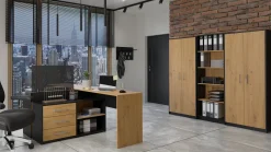 Reol Mandeville 196 (Antracit + Artisan eg)