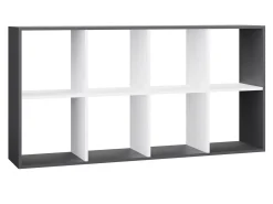 Reol Mandeville 288 (Hvid + Antracit)