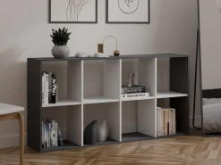 Reol Mandeville 288 (Hvid + Antracit)