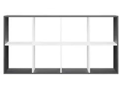 Reol Mandeville 288 (Hvid + Antracit)