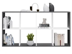 Reol Mandeville 288 (Hvid + Antracit)