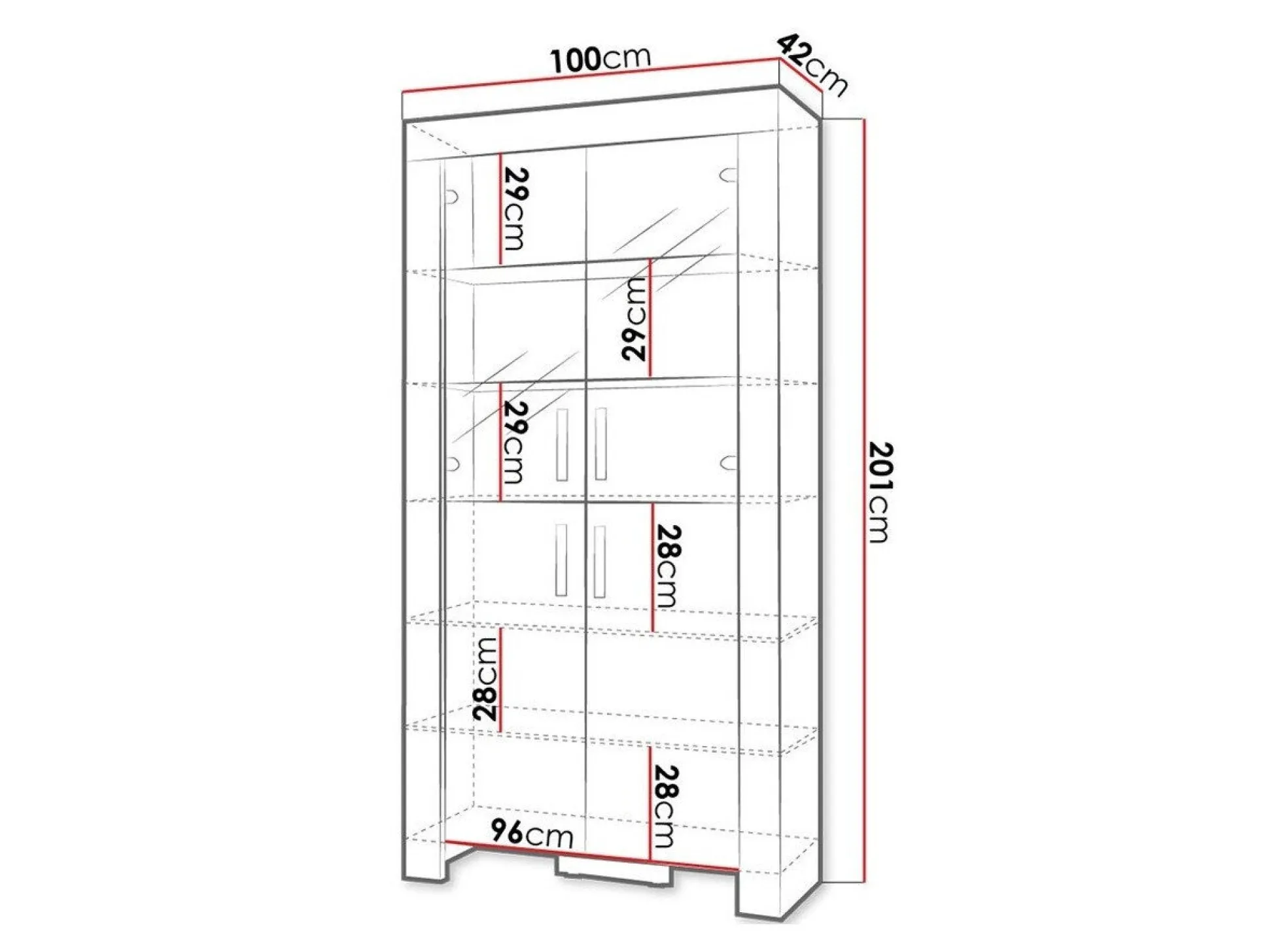 Reol Melfeli 101 (Sonoma eg)