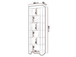Reol Melfeli 103 (Sonoma eg)