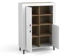 Reol Mormavu 105 (Mat hvid)