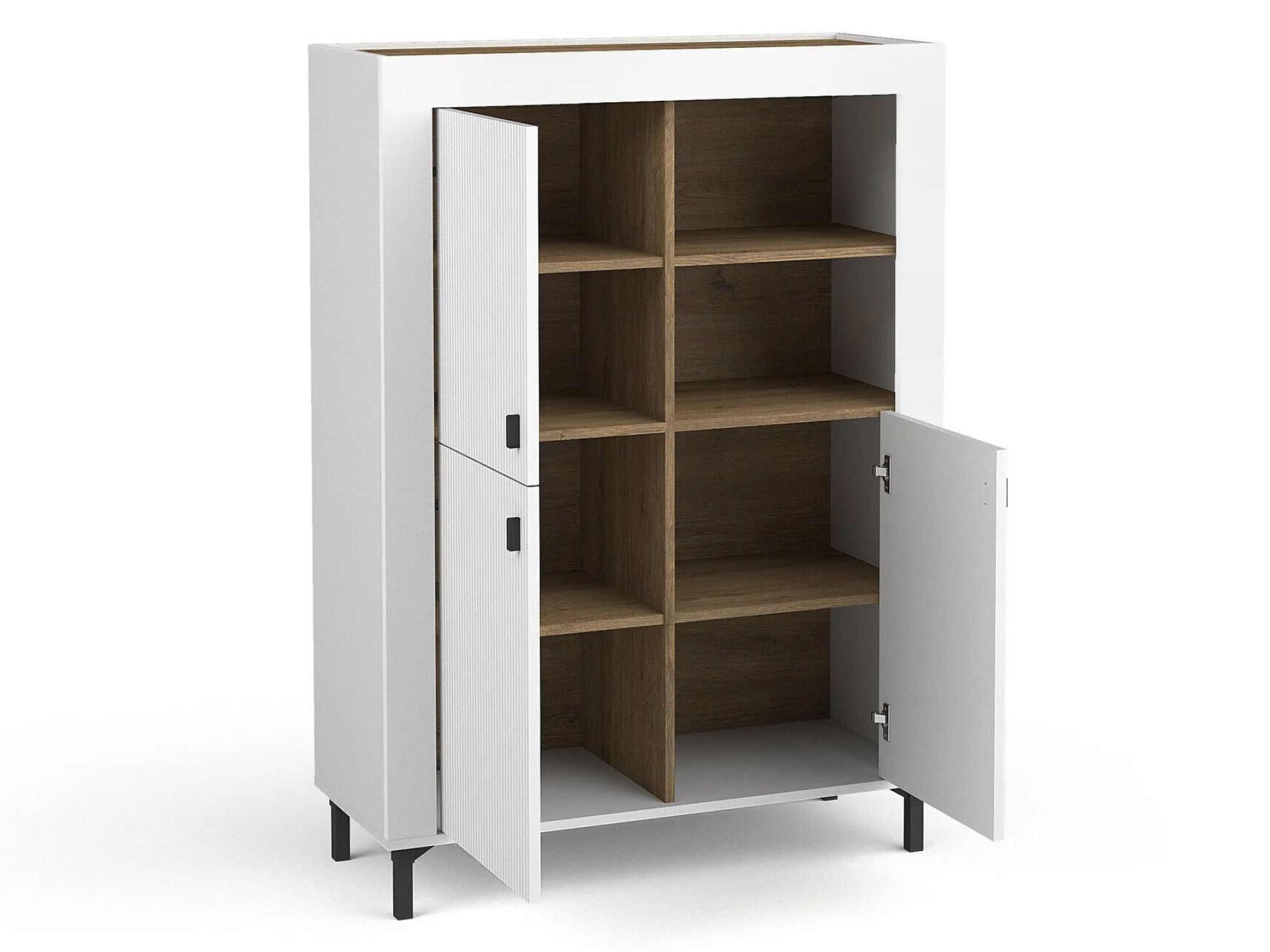 Reol Mormavu 105 (Mat hvid)