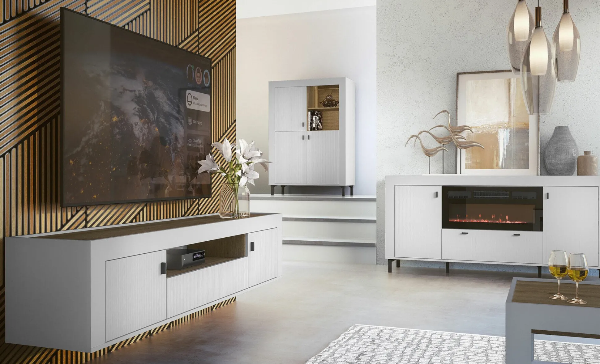 Reol Mormavu 105 (Mat hvid)