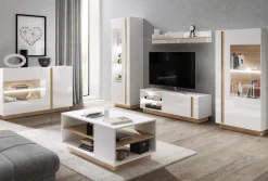 Reol Novbela 102 (Hvid + Glansfuld hvid + Grandson eg)