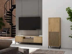 Reol Orlsone 103 (Artisan eg + Sort)