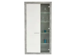 Reol Romfera 107 (Hvid + Grå)