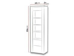 Reol Salelbo 102 (Sibu-lærk + Trøffel egetræ)