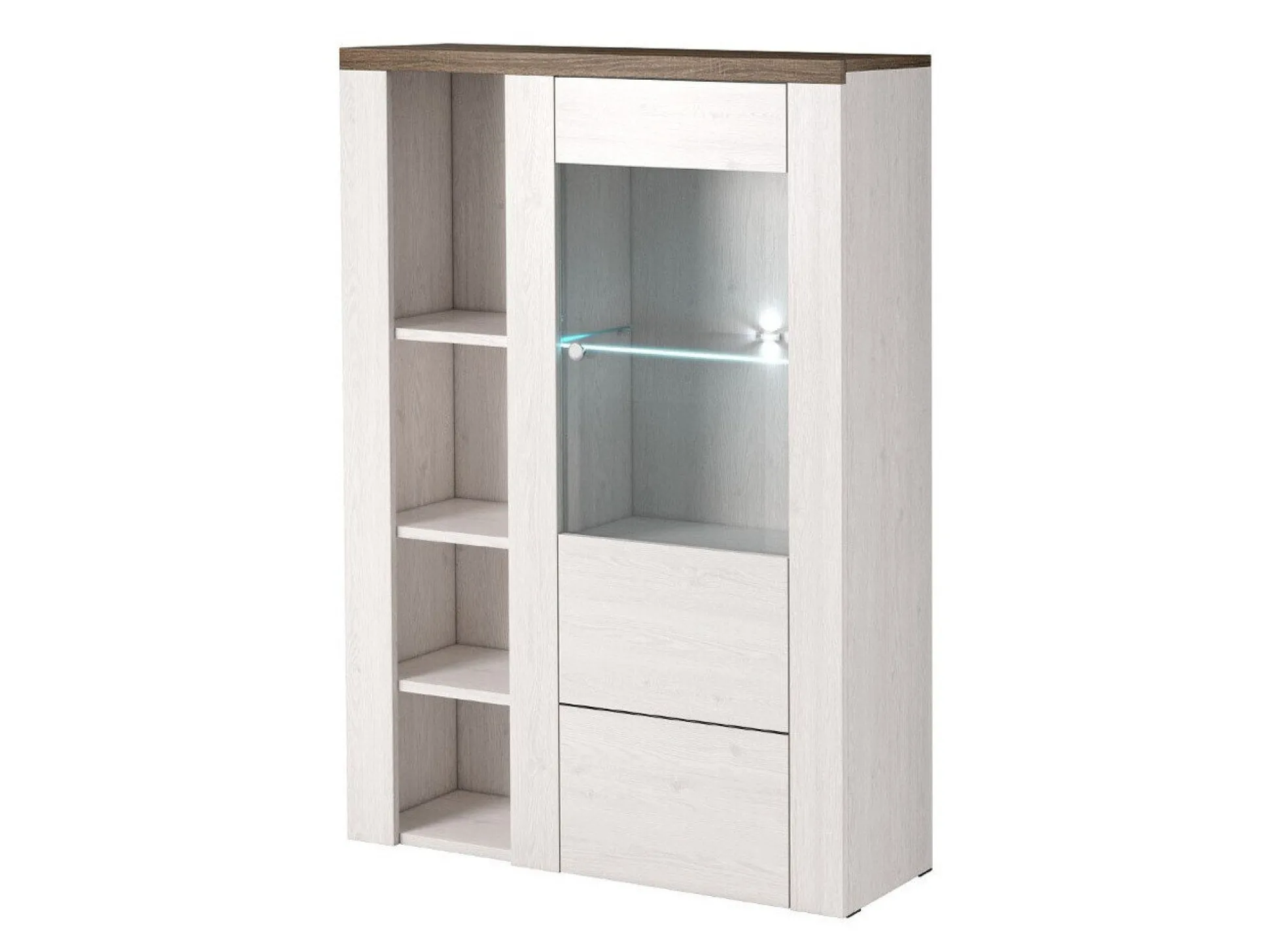 Reol Salelbo 104 (Sibu-lærk + Trøffel egetræ)