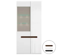 Reol Serveso 114 (Hvid + Glansfuld hvid)