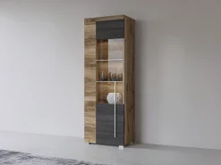 Reol Sorciro 104 (Nød + Mørk eg)