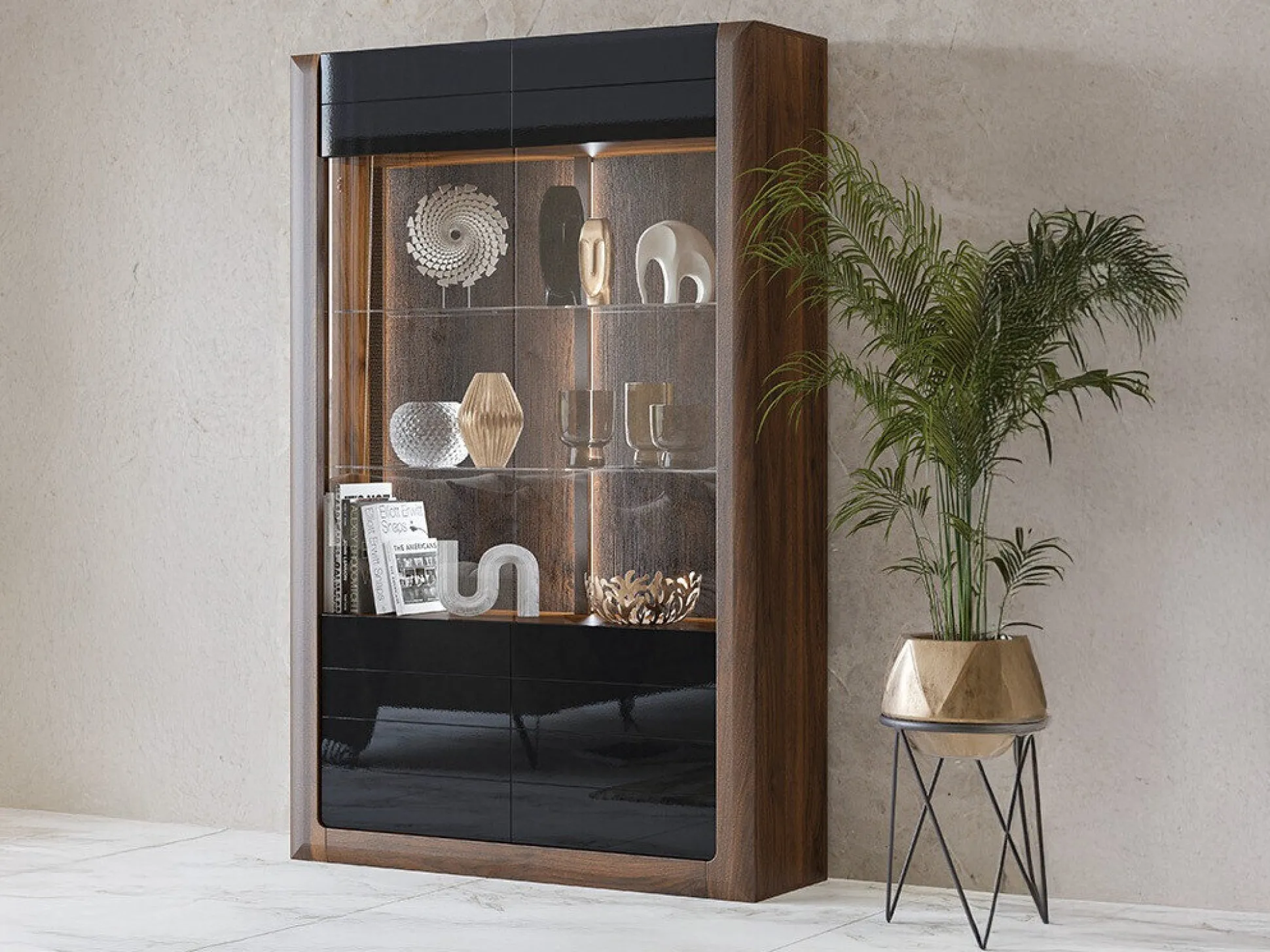 Reol Sovera 102 (Nød + Blank sort)