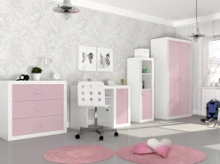 Reol Tentive 105 (Hvid + Lyserød)