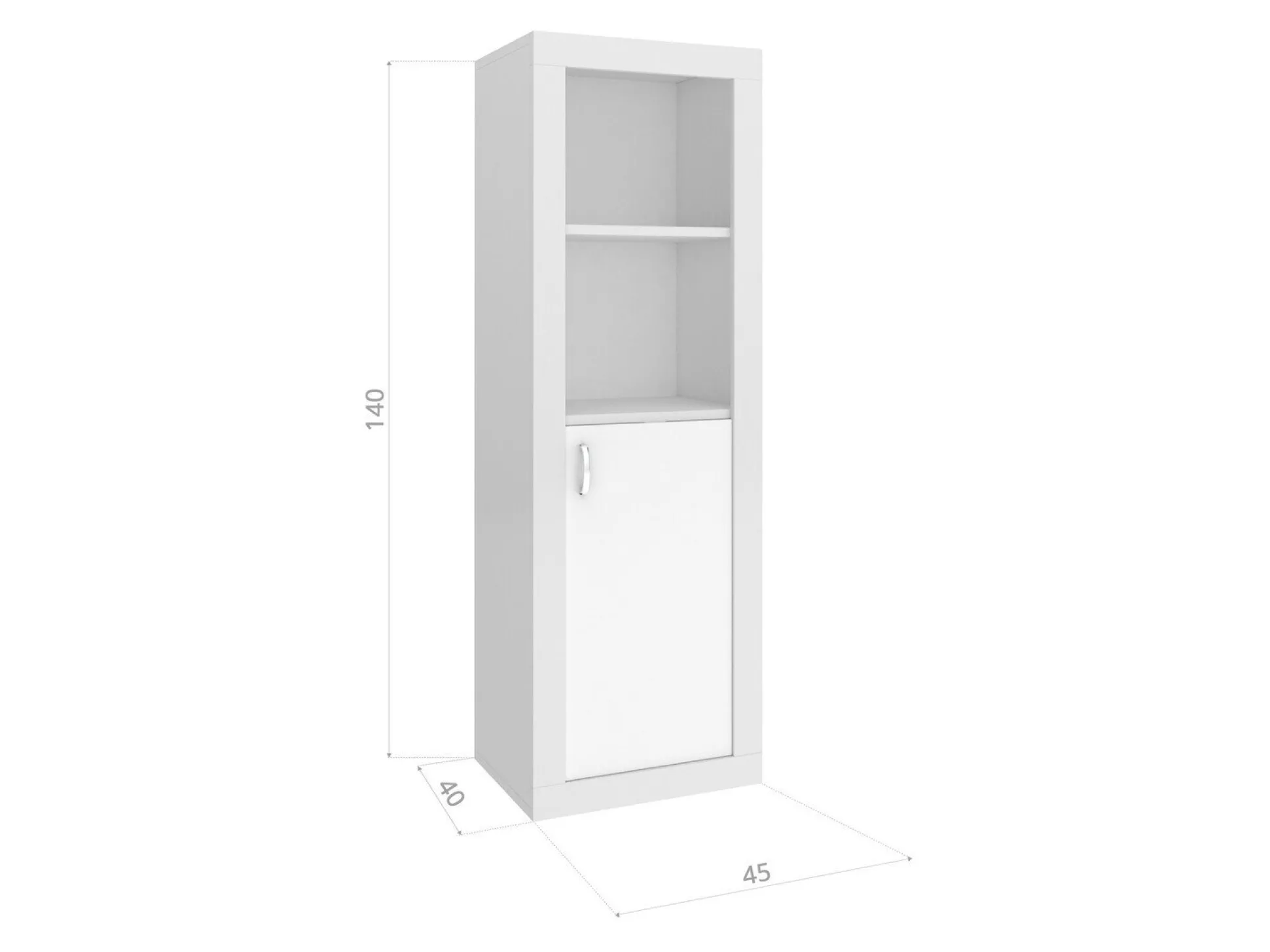 Reol Tentive 105 (Hvid + Lyserød)