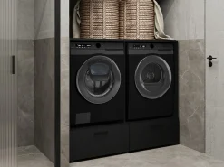 Reol til badeværelse Austin 368 (Sort)