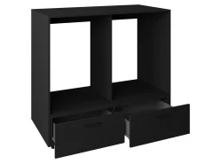 Reol til badeværelse Austin 368 (Sort)