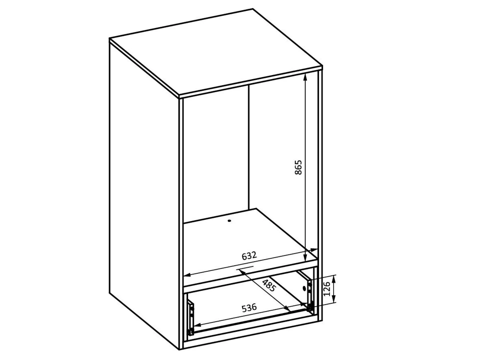 Reol til badeværelse Austin 335