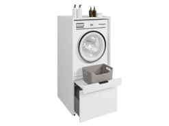 Reol til badeværelse Austin 376 (Hvid)