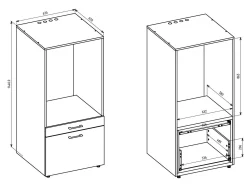 Reol til badeværelse Novdele 102 (Kashmir)
