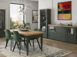 Reol Tolnue 101 (Mørkegrøn + Lefkas eg)