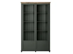 Reol Tolnue 102 (Mørkegrøn + Lefkas eg)